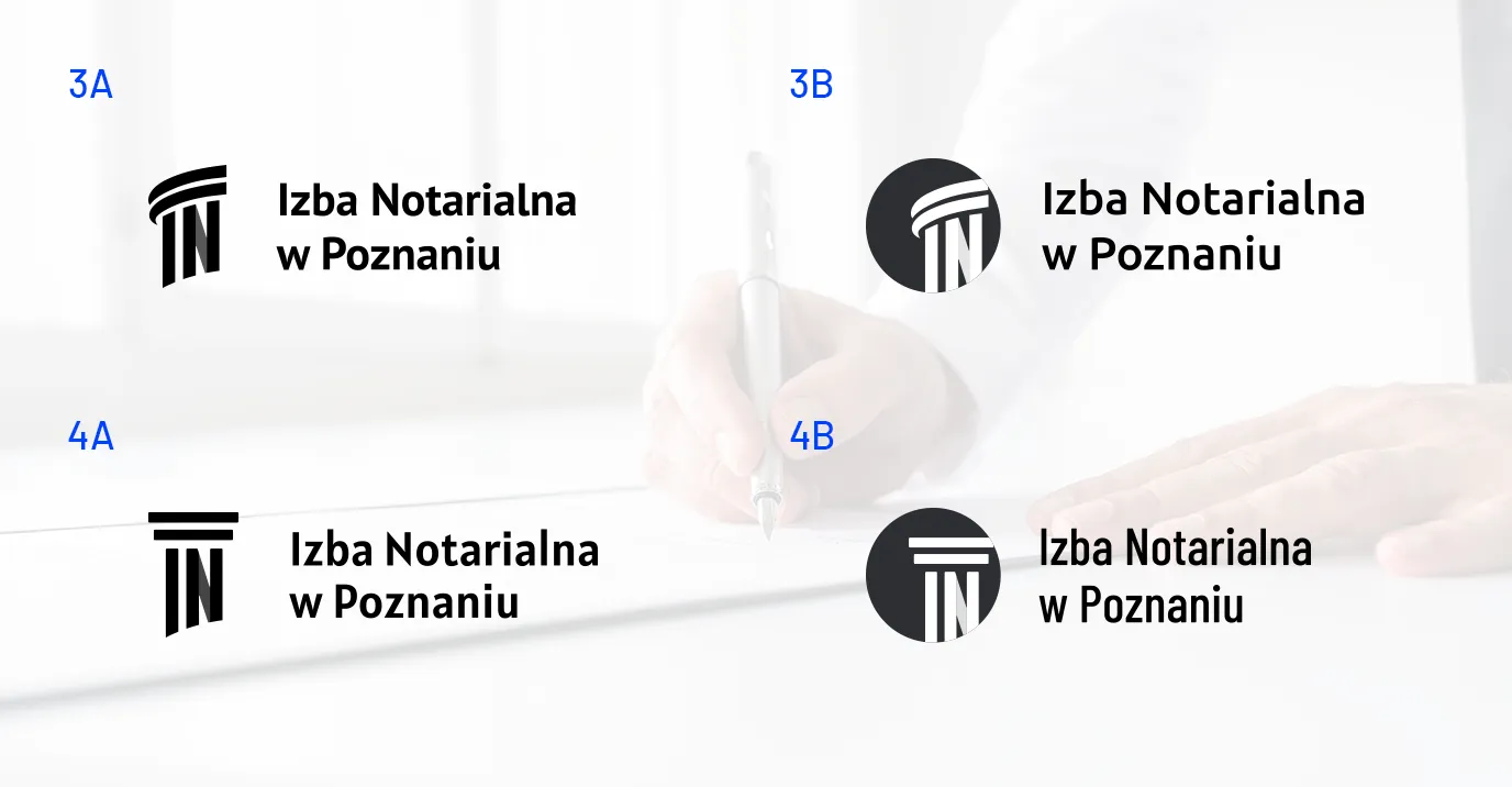 Izba Notarialna w Poznaniu — Propozycje logo