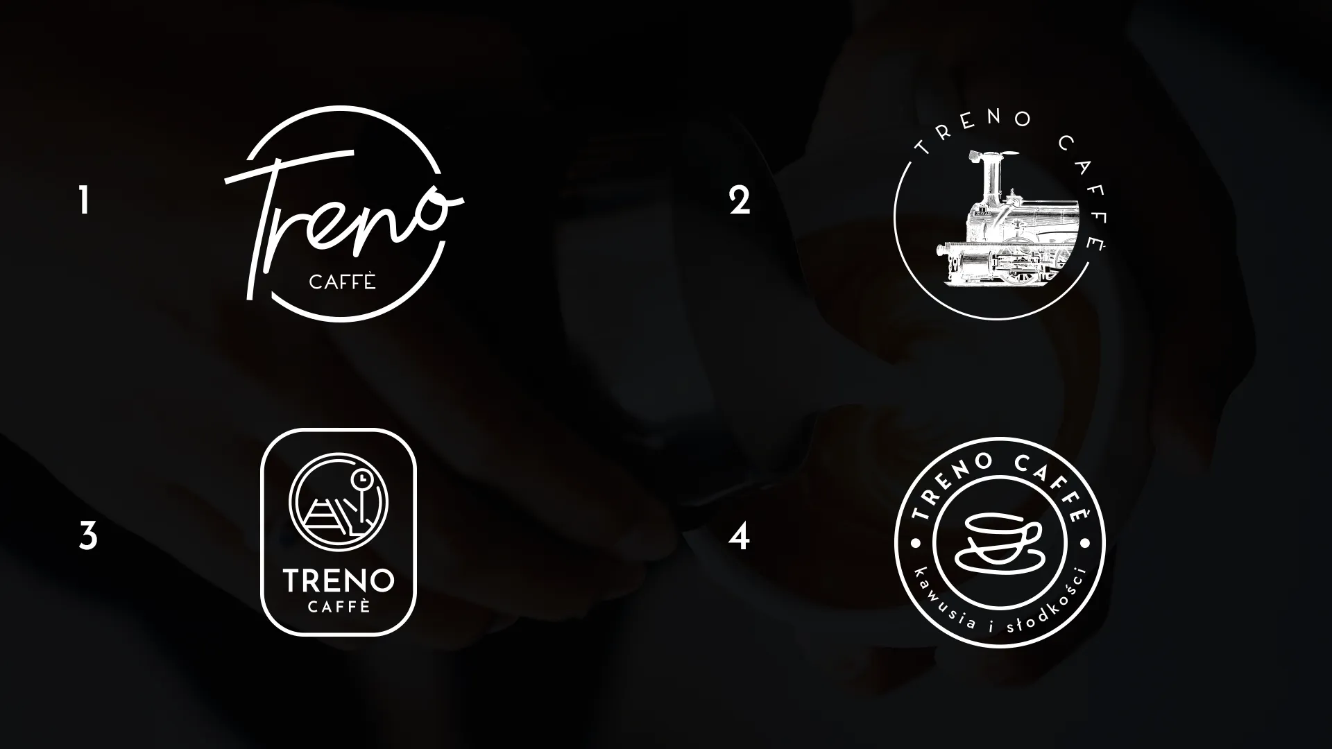 Treno Caffe — Warianty logo