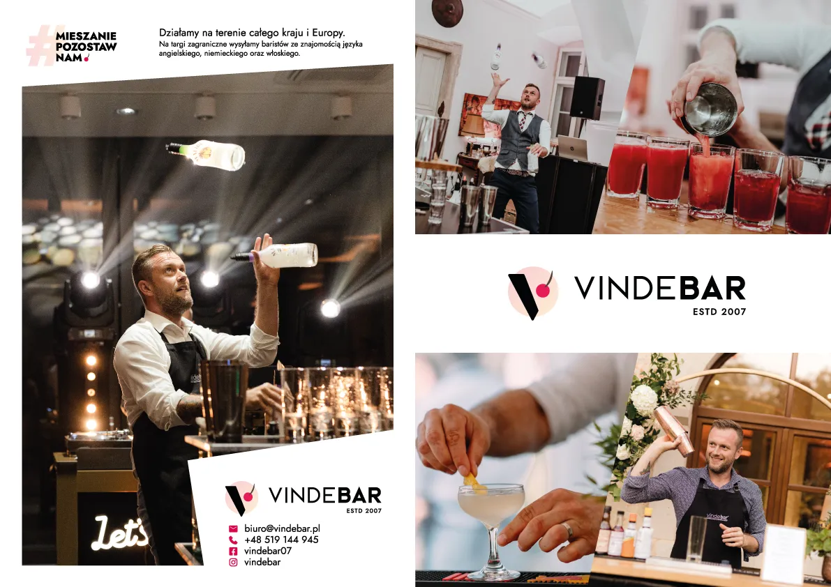 Vindebar — Folder reklamowy