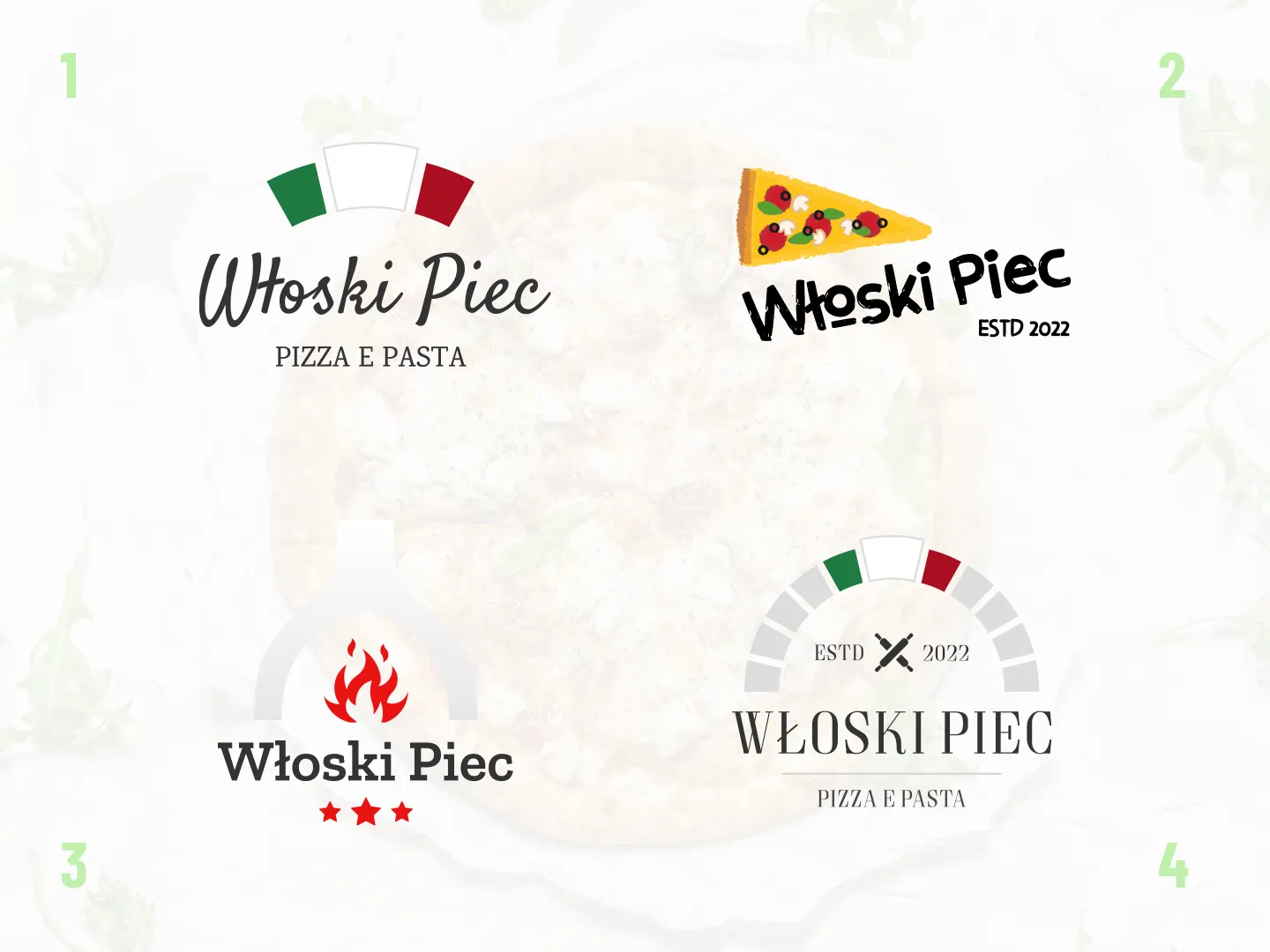 Włoski Piec — Warianty logo